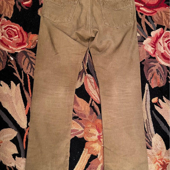 Men’s RRL tan corduroy pants - Picture 2 of 3